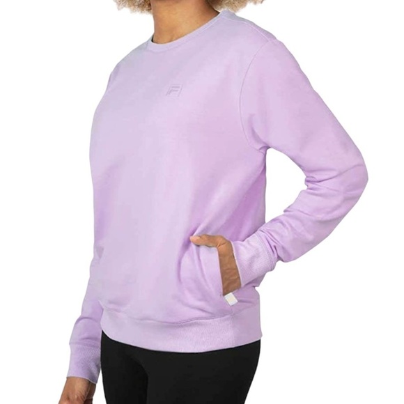 FILA Ladies Plus Size French Terry Long Sleeve Crewneck Pullover Sweatshirt XXL - Picture 4 of 9